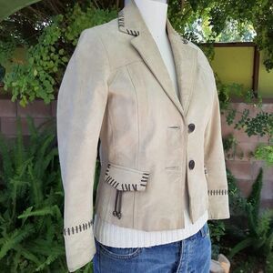 JULIET Michelle Vintage Leather Coat Medium